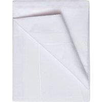 Egyptian Cotton 400 Thread Count Single Flat Sheet White, White