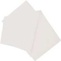 100 % Cotton 200 Thread Count Flat Sheet Double Ivory, Cream