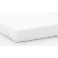 100% Cotton 200 Thread Count Fitted Sheet 12" Single White, White