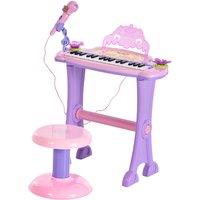 Jouet Kids 37 Key Mini Electric Keyboard - Pink/Purple, Pink