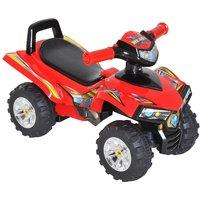 Reiten Kids Ride On Quad Bike with LED Lights - Red, Red