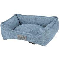 Scruffs Manhattan Small Box Pet Bed - Denim Blue, Blue
