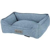 Scruffs Manhattan Medium Box Pet Bed - Denim Blue, Blue