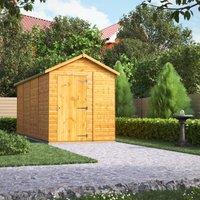 Power Apex 16' x 6' Windowless Garden Shed, Brown