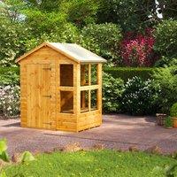 Power Apex 4' x 6' Potting Shed, Brown
