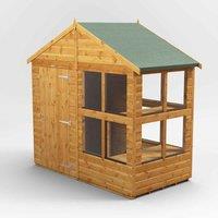 Power Apex 4' x 8' Potting Shed, Brown