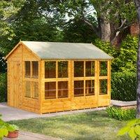 Power Apex 10' x 8' Potting Shed, Brown