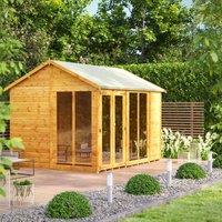 Power Apex 10' x 8' Summerhouse, Brown