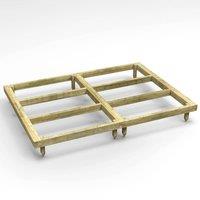 Power 20' x 6' Shed Base Kit, Brown