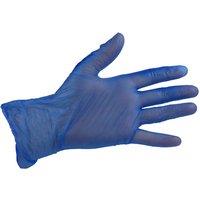 National Abrasives Powder Free Disposable Vinyl Gloves - Large 10pk, Blue