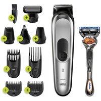 Braun MGK7220 10-in-1 Beard Trimmer Set - Silver and Grey