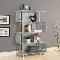 Helsinki Curve Grey Bookshelf, Grey
