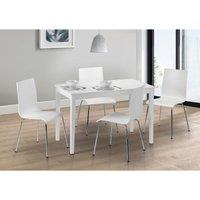 Julian Bowen Taku Dining Table Satin White