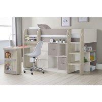 Julian Bowen Saturn Midsleeper Taupe, Grey