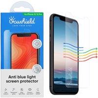 Ocushield Blue Light Screen Protector iPhone 12 6.1inch - Tempered Glass. Now with anti-bacterial te
