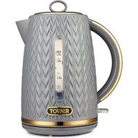 Tower T10052GRY Empire 3KW 1.7L Jug Kettle - Grey, Grey
