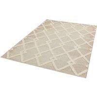 Asiatic Monty Rug 160x230cm Beige And Cream Diamond, Cream