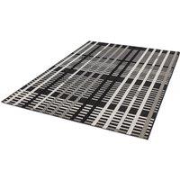 Asiatic Patio Rug 120x170cm Black Grid, Black