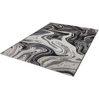 Asiatic Patio Rug 120x170cm Black Marble, Black
