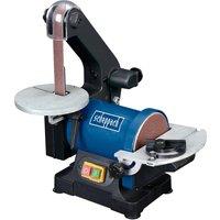 Scheppach BTS700 250 W 125 MM Belt and Disc Sander 230 V, Blue