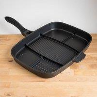 Ingenious Lazy Man Frying Pan, Black