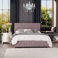 Laurence Llewelyn-Bowen Laurence Llewelyn Bowen Estella Ottoman Storage Bed Plush Velvet Blush King