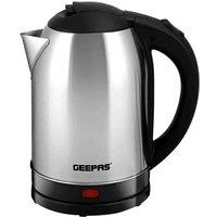 Geepas GK5466 1.8L 1500W Electric Kettle - Silver, Silver