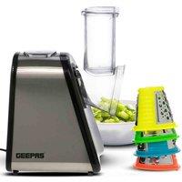 Geepas 200W 4 In 1 Electric Salad Maker Electric Multi Grater, Multi
