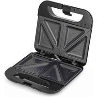 Geepas 2 Slice Toastie Maker Automatic Temperature 750W, Black