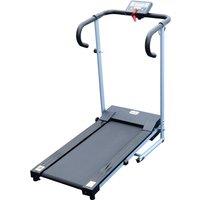 HOMCOM New Motorised Electric Treadmill Running Machine Fitness Folding Power Exercise, Black