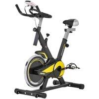 HOMCOM 10Kg Flywheel Upright Exercise Bike With Adjustable Resistance, Seat, Handlebar