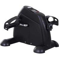 HOMCOM Mini Exercise Bike - Black, Black