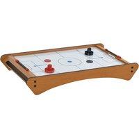 Jouet Mini Air Hockey Tabletop Game with 2 Pucks, Pushers, Scoreboard & Markings, Multi