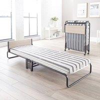Jay-Be Revolution Folding Bed with Rebound e-Fibre Mattress Single, Black