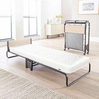 Jay-Be Revolution Folding Bed with Memory e-Fibre Mattress Single, Black
