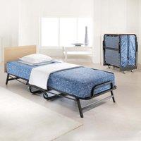 Jay-Be Crown Windermere Folding Bed with Waterproof Deep Sprung Mattress Single, Black