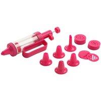 Premier Housewares 31-Piece Cookie/Cupcake Decorating Set - Hot Pink, Pink