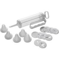 Premier Housewares Cake and Cookie 16-Piece Decorating Set, White