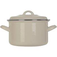 Premier Housewares Casserole Dish - White Enamel, White