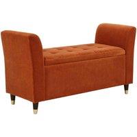 Genoa Window Seat Russet, Orange
