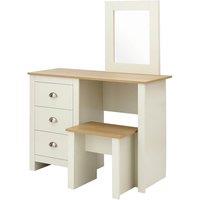 Lancaster Dressing Table And Stool Set Cream, Cream