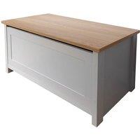 Lancaster Ottoman Storage Grey, Grey