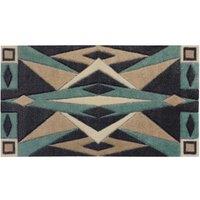 JVL Solemate Hand Carved Mat 57x100 - Multi, Multi