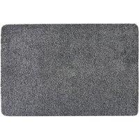 JVL Kensington Cotton Mat 60x90cm - Grey, Grey