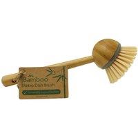JVL Bamboo Retro Dish Brush - Brown, Brown