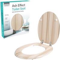 Anika Ash Effect Toilet Seat, Grey