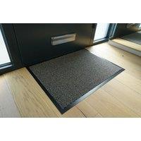 Serdim Rugs Non Slip Heavy Duty PVC Barrier Rubber Edged Door Mat Beige 50x80, Cream