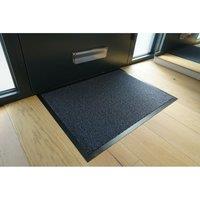 Serdim Rugs Non Slip Heavy Duty PVC Barrier Rubber Edged Door Mat Blue 80x120, Blue