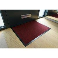 Serdim Rugs Non Slip Heavy Duty PVC Barrier Rubber Edged Door Mat Red 80x120, Red