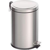 Tramontina Stainless Steel Pedal Bin 20l - Silver, Silver
